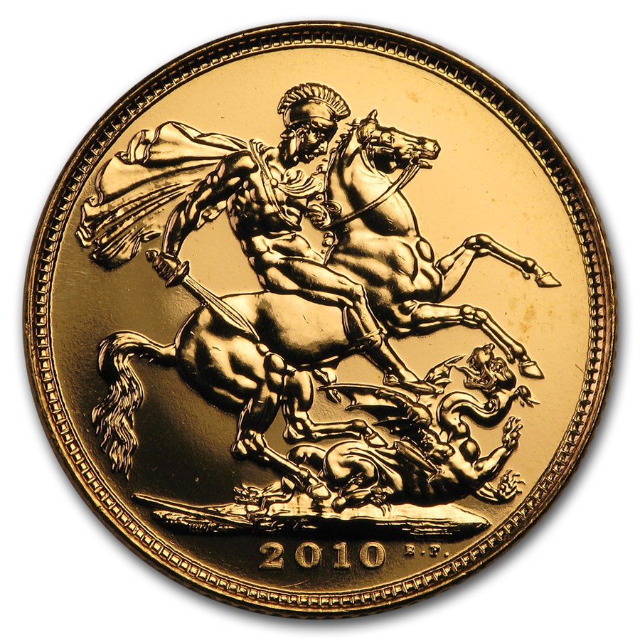 2010 Great Britain Gold Sovereign BU