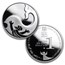 2010 Israel 3-Coin Gold & Silver Jonah in the Whale Proof Set