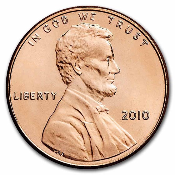 Buy 2010 Lincoln Cent 50-Coin Roll BU | APMEX