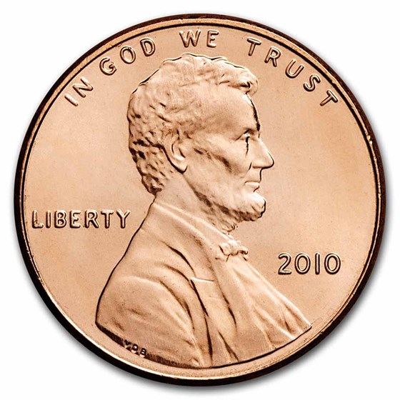 2010 Lincoln Cent BU (Red) 2010 Lincoln Cent BU (Red)