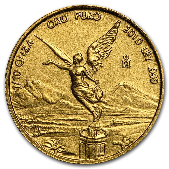 2010 Mexico 1/10 oz Gold Libertad BU 2010 Mexico 1/10 oz Gold Libertad BU