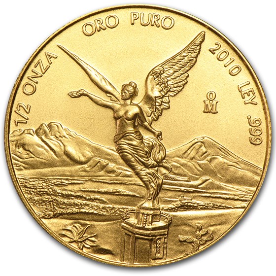 2010 Mexico 1/2 oz Gold Libertad BU 2010 Mexico 1/2 oz Gold Libertad BU