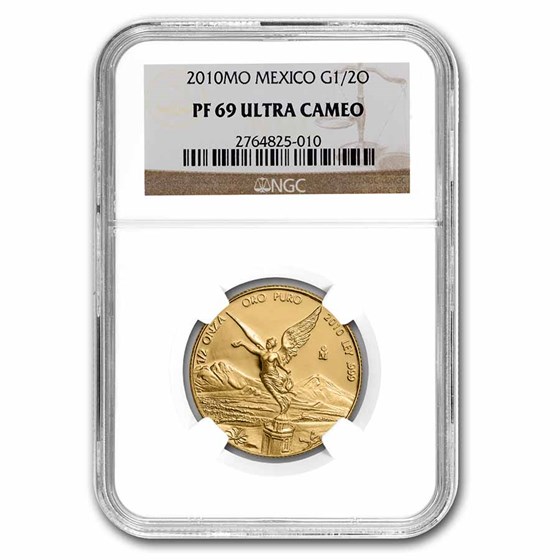 2010 Mexico 1/2 oz Gold Libertad PF-69 NGC 2010 Mexico 1/2 oz Gold Libertad PF-69 NGC