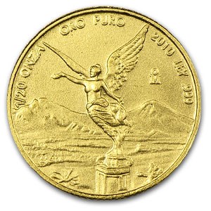 2010 Mexico 1/20 oz Gold Libertad BU 2010 Mexico 1/20 oz Gold Libertad BU