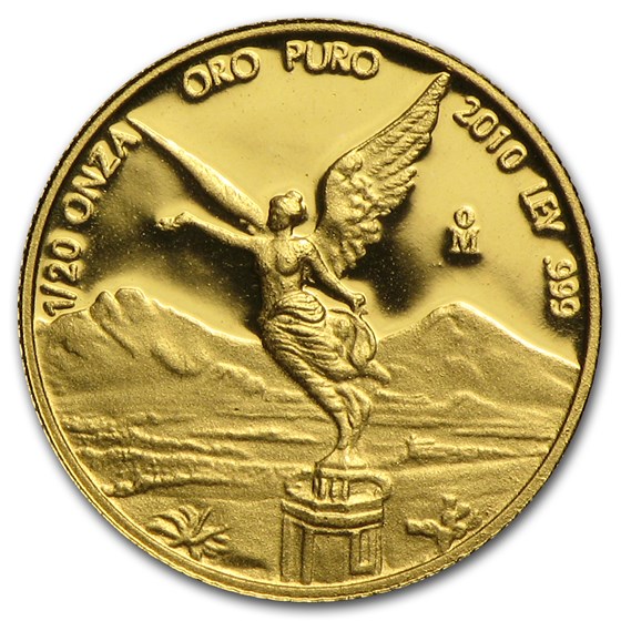 2010 Mexico 1/20 oz Proof Gold Libertad 2010 Mexico 1/20 oz Proof Gold Libertad
