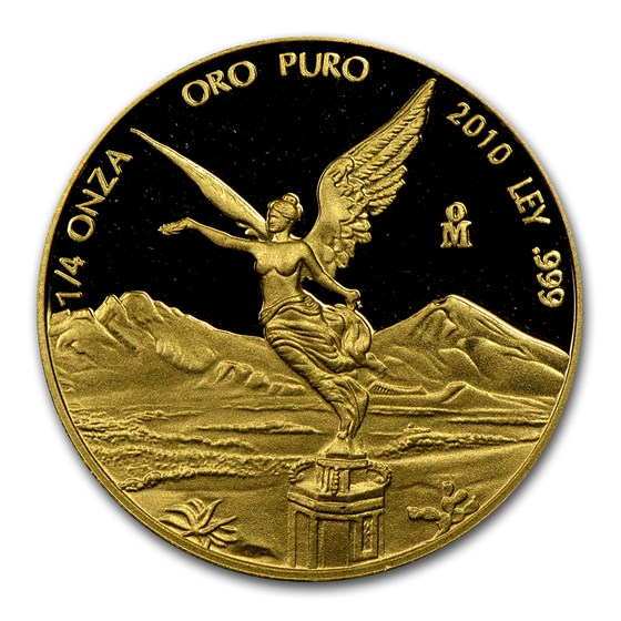 2010 Mexico 1/4 oz Proof Gold Libertad 2010 Mexico 1/4 oz Proof Gold Libertad