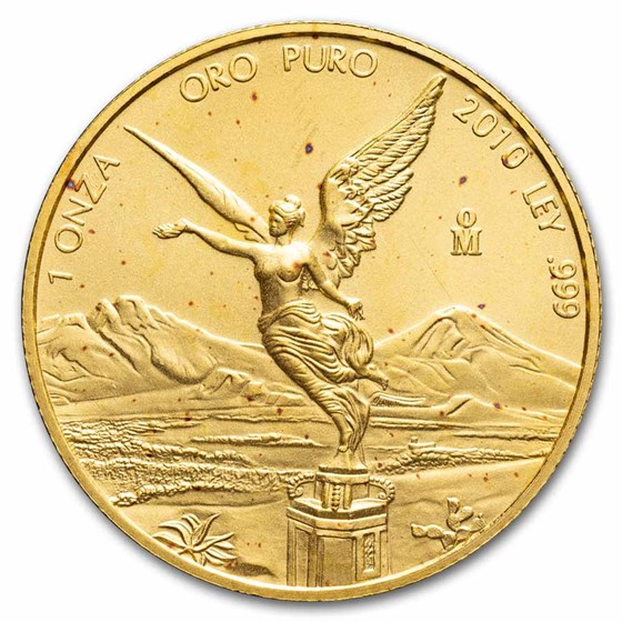 2010 Mexico 1 oz Gold Libertad BU (Abrasions) 2010 Mexico 1 oz Gold Libertad BU (Abrasions)