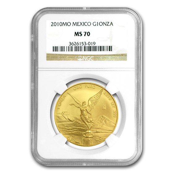 2010 Mexico 1 oz Gold Libertad MS-70 NGC 2010 Mexico 1 oz Gold Libertad MS-70 NGC
