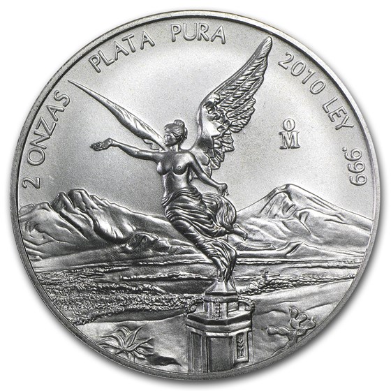 2010 Mexico 2 oz Silver Libertad BU 2010 Mexico 2 oz Silver Libertad BU