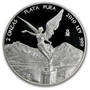 2010 Mexico 2 oz Silver Libertad Proof (In Capsule) 2010 Mexico 2 oz Silver Libertad Proof (In Capsule)
