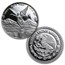2010 Mexico 5-Coin Silver Libertad Proof Set (1.9 oz, Wood Box)