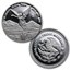 2010 Mexico 5-Coin Silver Libertad Proof Set (1.9 oz, Wood Box)