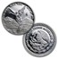 2010 Mexico 5-Coin Silver Libertad Proof Set (1.9 oz, Wood Box)