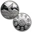 2010 Mexico 5-Coin Silver Libertad Proof Set (1.9 oz, Wood Box)
