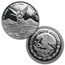 2010 Mexico 5-Coin Silver Libertad Proof Set (1.9 oz, Wood Box)