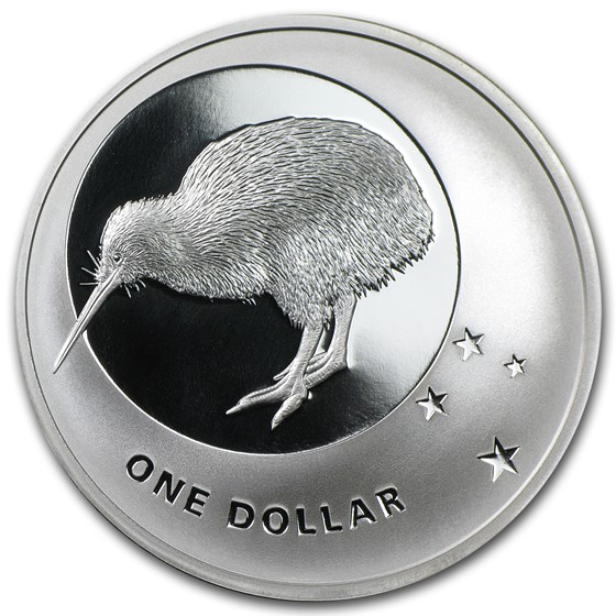 2010 New Zealand 1 oz Silver Icons $1 Kiwi & Southern Cross Prf 2010 New Zealand 1 oz Silver Icons $1 Kiwi & Southern Cross Prf