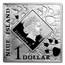 2010 Niue Proof Silver $1 Oddities of Nature Pronghorn