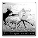 2010 Niue Proof Silver $1 Oddities of Nature Pronghorn