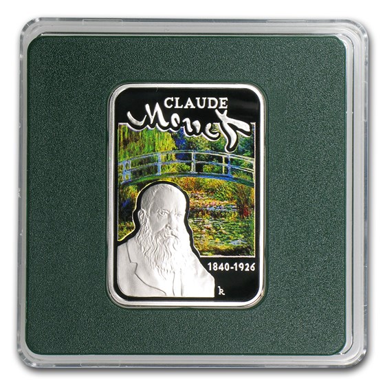2010 Niue Silver $1 Painters of the World Claude Monet 2010 Niue Silver $1 Painters of the World Claude Monet