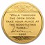 2010 Norway 1/2 oz Gold Medal Nelson Mandela