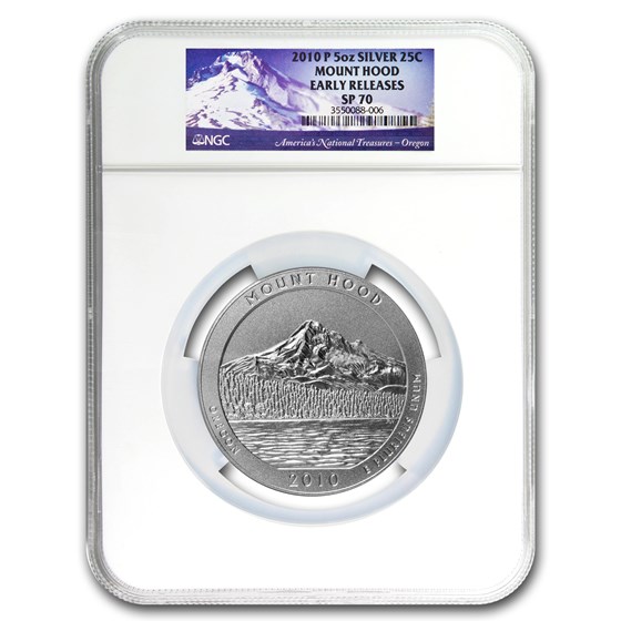 2010-P 5 oz Silver ATB Mount Hood SP-70 NGC (Early Releases) 2010-P 5 oz Silver ATB Mount Hood SP-70 NGC (Early Releases)