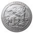 2010-P 5 oz Silver ATB Yellowstone (w/Box & COA)