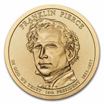 2010-P Franklin Pierce 25-Coin Presidential Dollar Roll BU