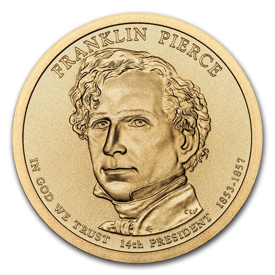 2010-P Franklin Pierce Presidential Dollar BU 2010-P Franklin Pierce Presidential Dollar BU