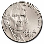 2010-P Jefferson Nickel 40-Coin Roll BU