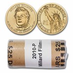 2010-P Millard Fillmore 25-Coin Presidential Dollar Roll BU