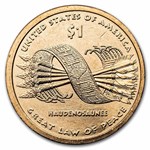 2010-P Native Amer $1 - Great Law of Peace (25-Coin Roll) BU