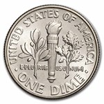 2010-P Roosevelt Dime 50-Coin Roll BU