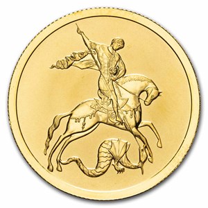 ルシア金色サブル Russia Golden Sable 2010 Russia 1/4 oz Gold 50