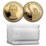 2010-S Abraham Lincoln 20-Coin Presidential Dollar Roll PR