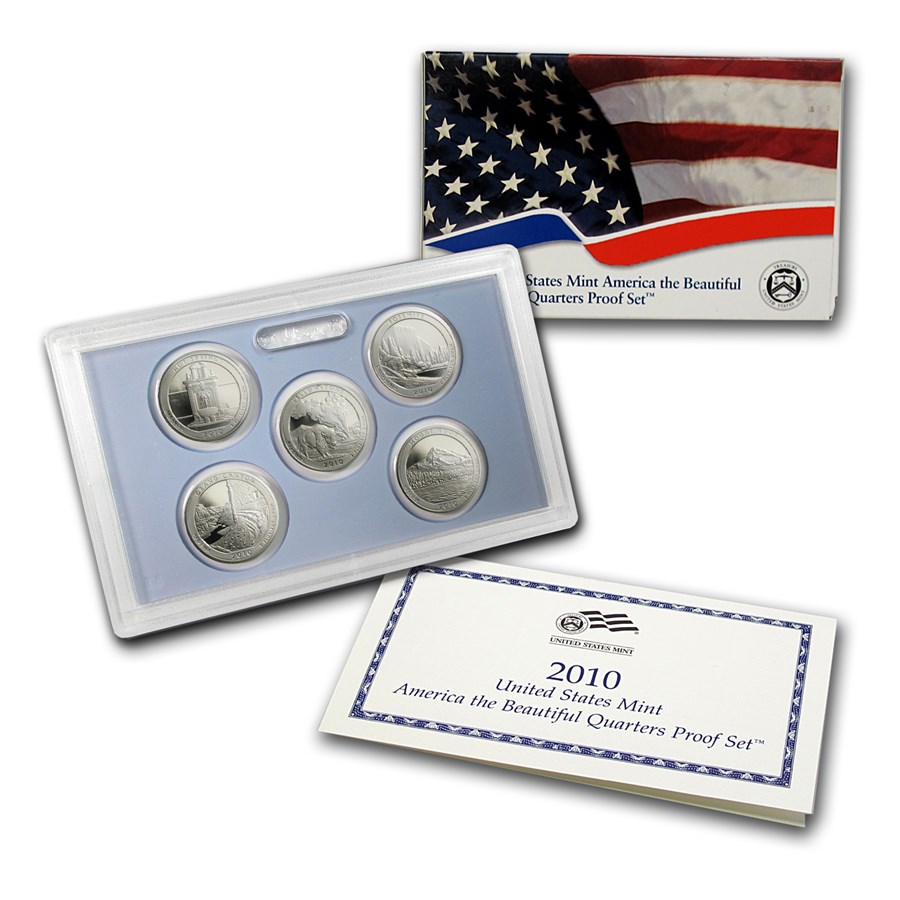 2010-S America the Beautiful Quarters Proof Set