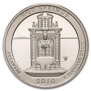 2010-S ATB Quarter Hot Springs National Park Gem Proof