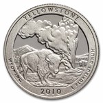 2010-S ATB Quarter Yellowstone Park Proof 40-Coin Roll (Silver)