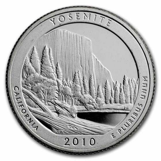 2010-S ATB Quarter Yosemite National Park Proof (Silver) 2010-S ATB Quarter Yosemite National Park Proof (Silver)