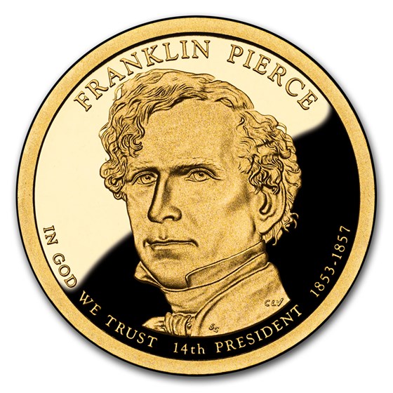 2010-S Franklin Pierce Presidential Dollar Proof 2010-S Franklin Pierce Presidential Dollar Proof