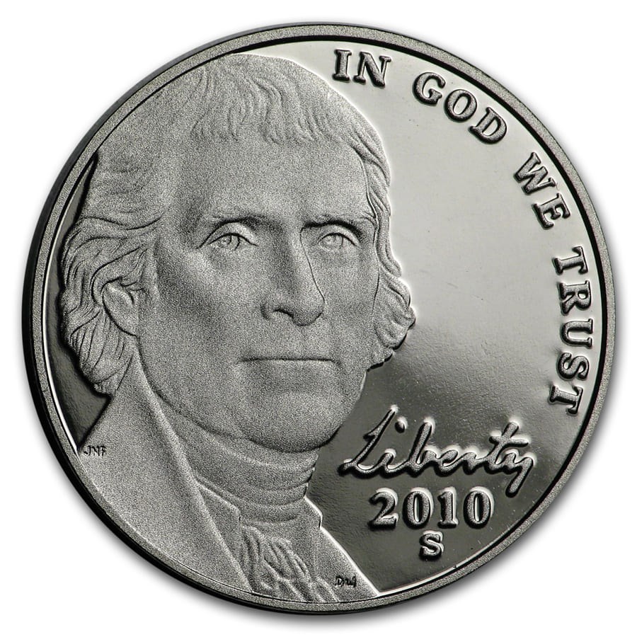 2010-S Jefferson Nickel Gem Proof