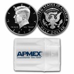 2010-S Kennedy Half Dollar 20-Coin Roll Proof