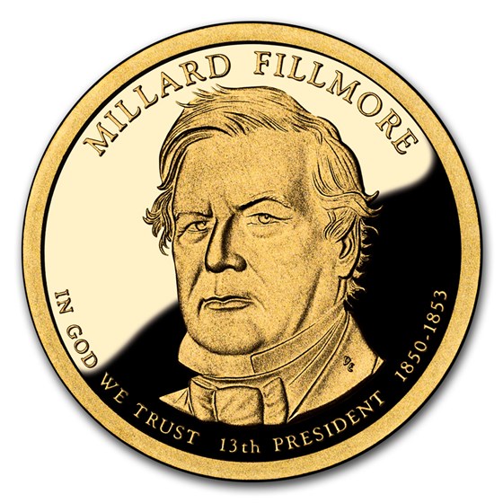 2010-S Millard Fillmore Presidential Dollar Proof 2010-S Millard Fillmore Presidential Dollar Proof