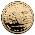 2010-S Native Amer $1 - Great Law of Peace 20-Coin Roll Gem Proof