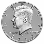 2010-S Silver Kennedy Half Dollar 20-Coin Roll Proof