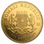 2010 Somalia 1 oz Gold African Elephant BU