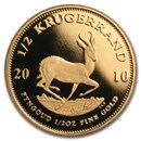 2010 South Africa 1/2 oz Proof Gold Krugerrand
