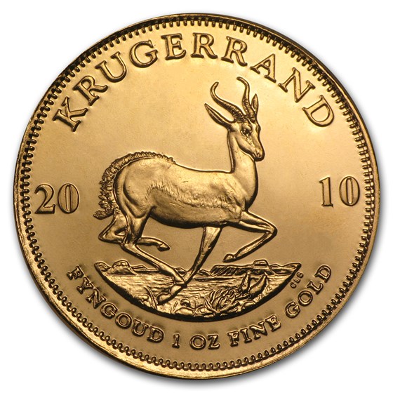 2010 South Africa 1 oz Gold Krugerrand BU 2010 South Africa 1 oz Gold Krugerrand BU