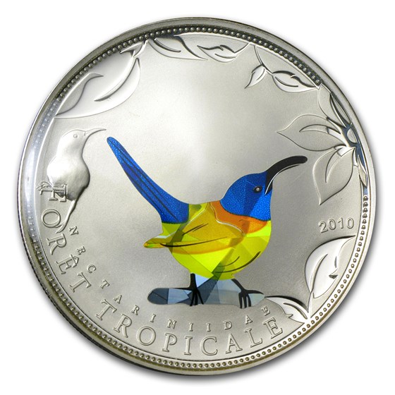 2010 Togo Silver Rainforest Wildlife Blue Sunbird Prism Proof 2010 Togo Silver Rainforest Wildlife Blue Sunbird Prism Proof