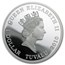 2010 Tuvalu 1 oz Proof Silver Great Warriors Series (Viking)
