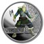 2010 Tuvalu 1 oz Proof Silver Great Warriors Series (Viking)